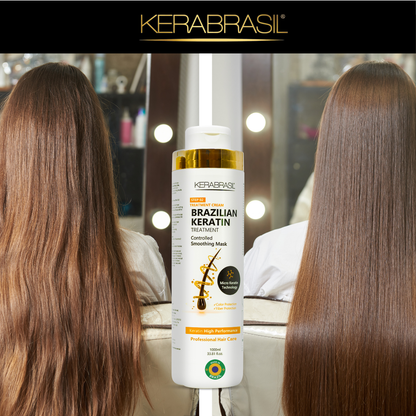 KERABRASIL Keratin Intensive Treatment Cream 1L - Hair Reconstruction Therapy